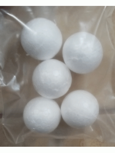 Stiropor kugla 3 set/5